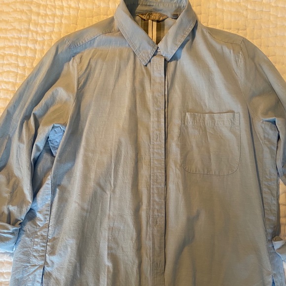 Athleta oxford blue button down - Picture 1 of 4